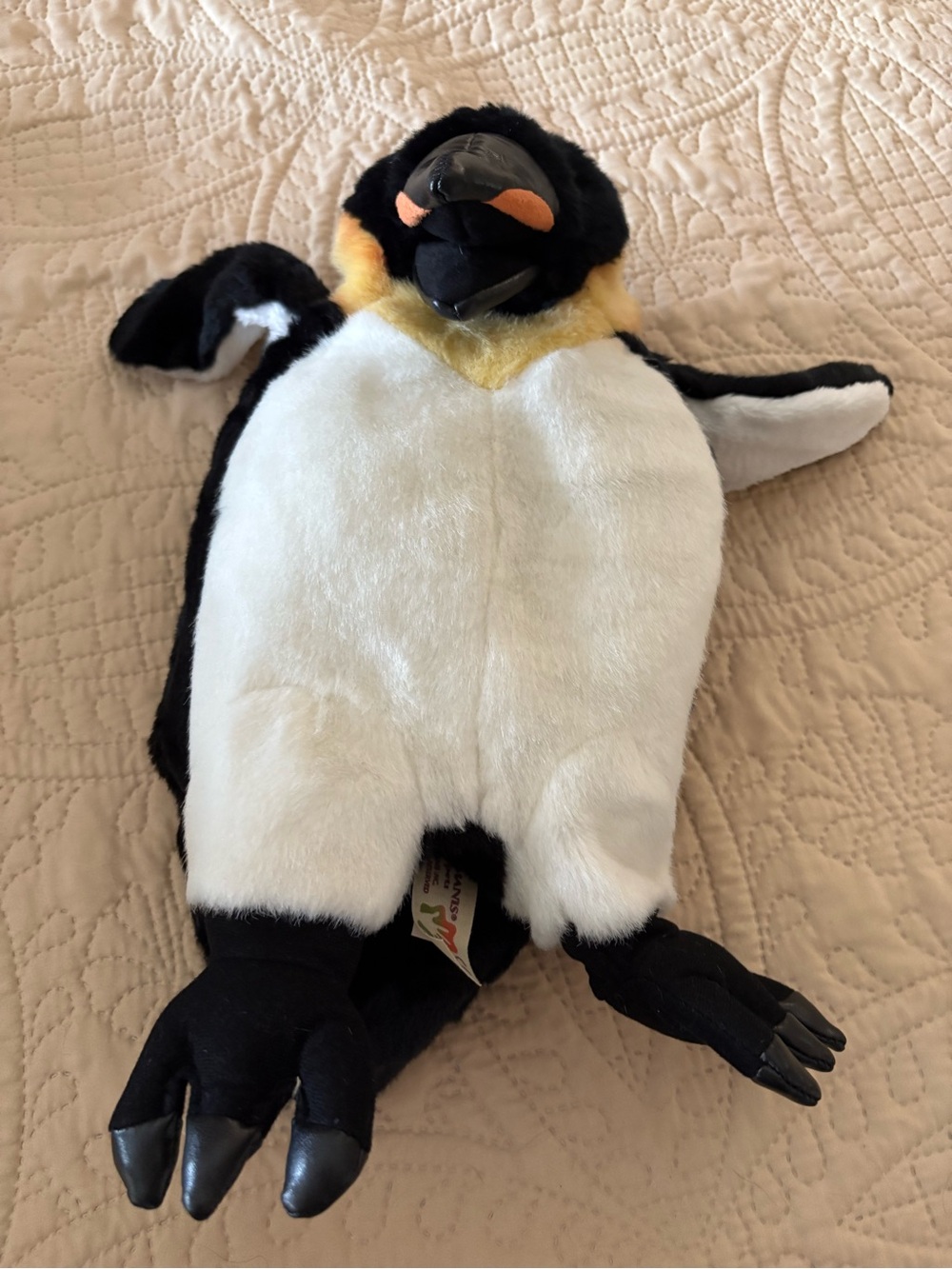 Folkmanis penguin puppet. EUC